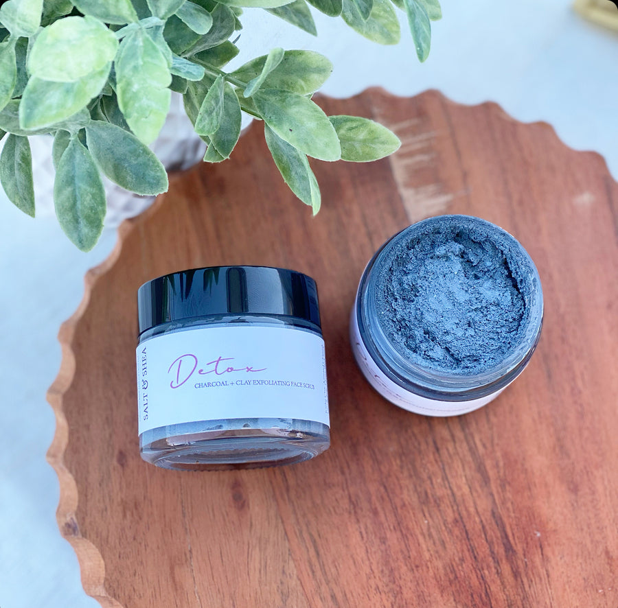 Detox Charcoal and Clay Face Scrub