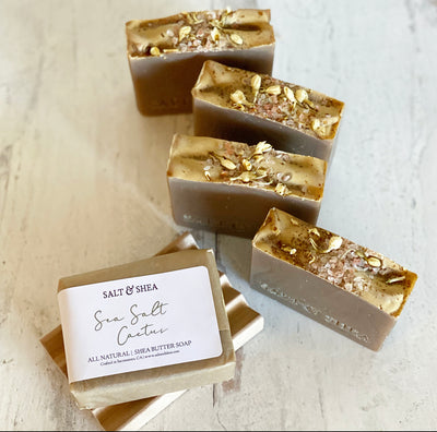 Sea Salt Cactus Shea Butter Soap
