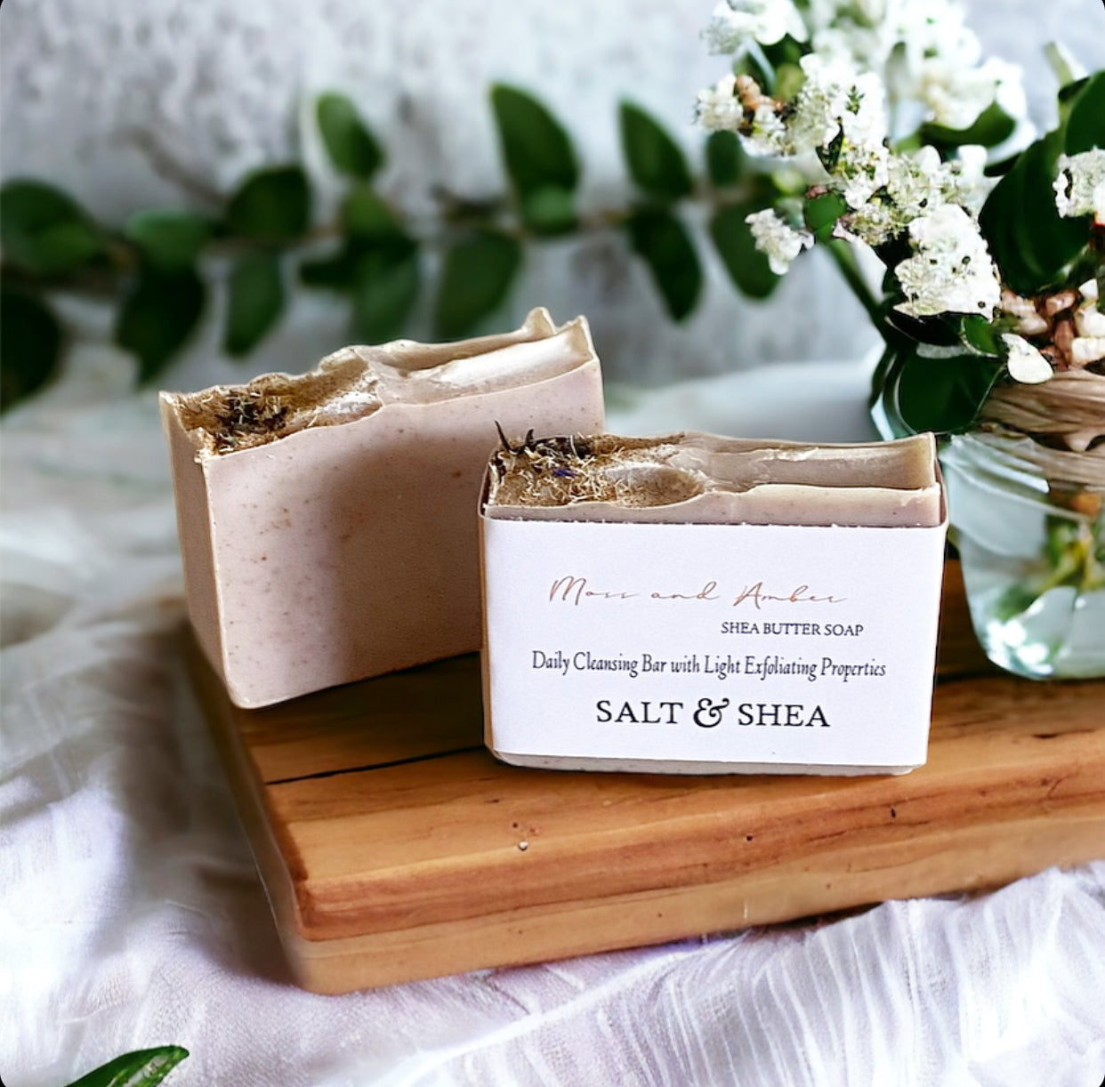 Oakmoss Amber Shea Butter Soap