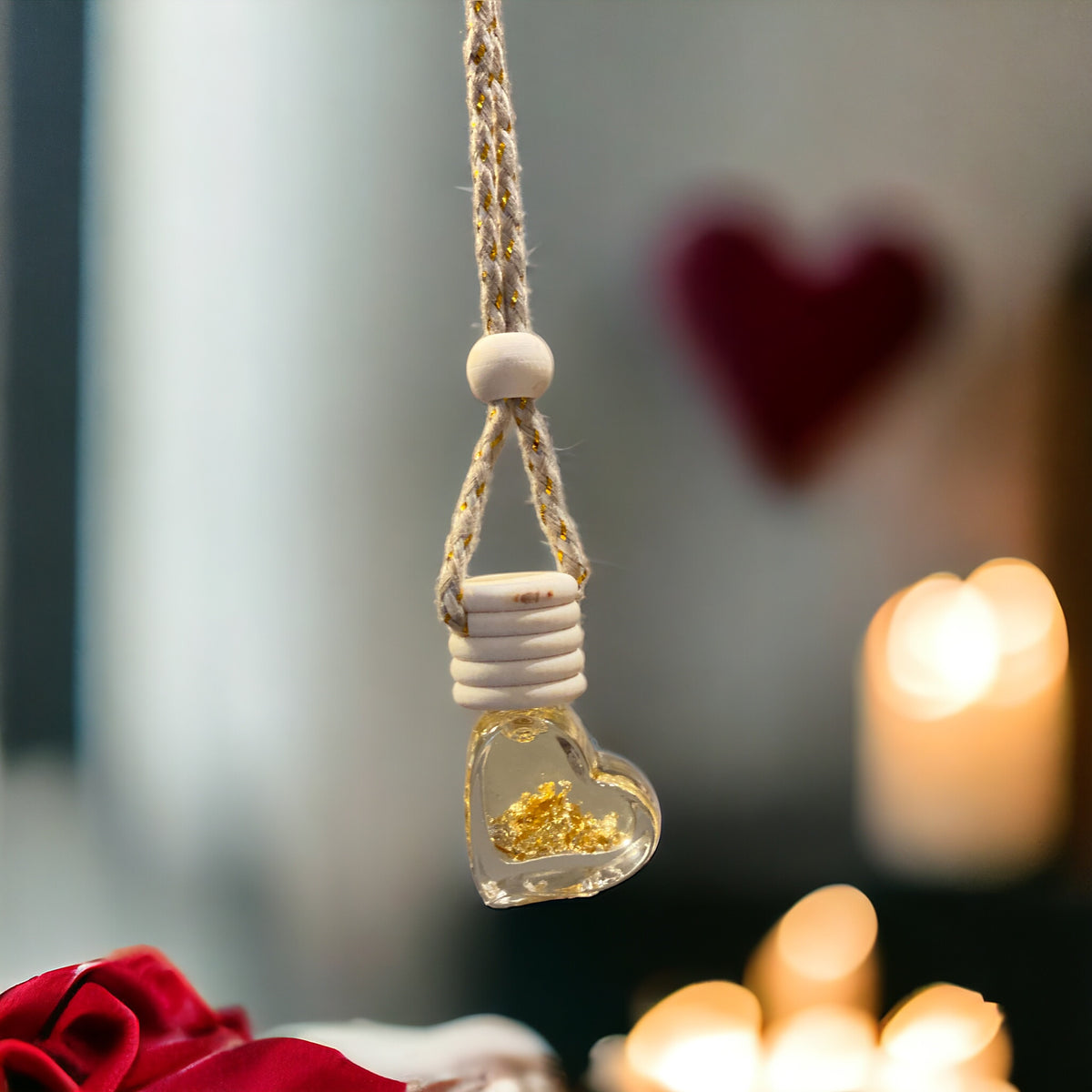 Heart Shaped Crystal Hanging Diffuser